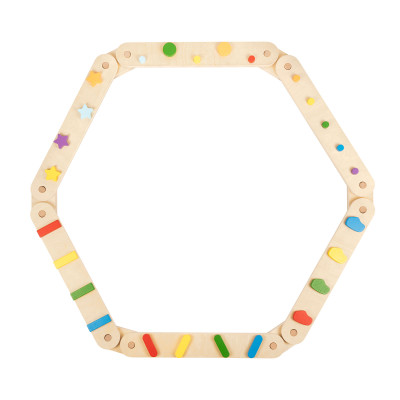 Bârne de echilibru Rainbow 6 piese