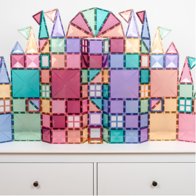 Set de construcție magnetică CONNETIX® Pastel Creative Pack 120 piese Set de construcție magnetică CONNETIX® Pastel Creative Pack 120 piese