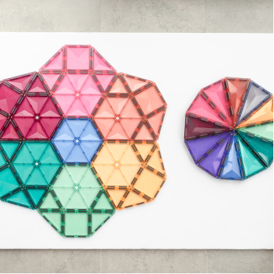 Set de construcție magnetică CONNETIX® Pastel Mega Pack 202 piese Set de construcție magnetică CONNETIX® Pastel Mega Pack 202 piese