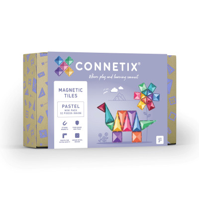 Set de construcție magnetică CONNETIX® Pastel Mini Pack 32 piese Set de construcție magnetică CONNETIX® Pastel Mini Pack 32 piese
