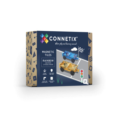 Set de construcție magnetică CONNETIX® Rainbow Car Pack 2 piese Set de construcție magnetică CONNETIX® Rainbow Car Pack 2 piese