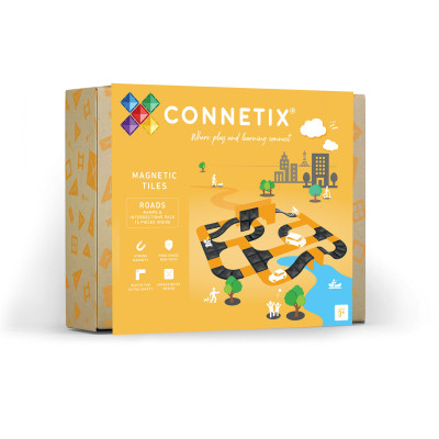 Set de construcție magnetică CONNETIX® Ramps & Intersections Pack 16 piese Set de construcție magnetică CONNETIX® Ramps & Intersections Pack 16 piese