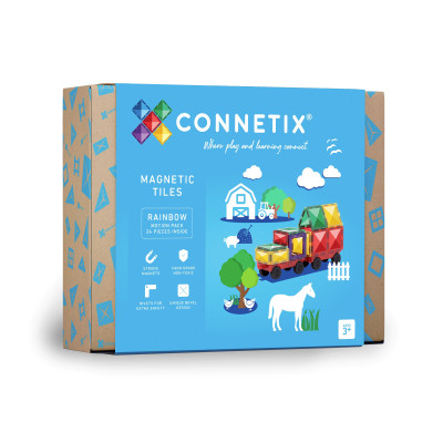 Set de construcție magnetică CONNETIX® Rainbow Motion Pack 24 piese Set de construcție magnetică CONNETIX® Rainbow Motion Pack 24 piese