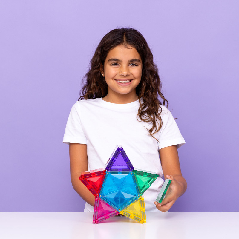 Set de construcție magnetică CONNETIX® Light Star Pack 28 piese Set de construcție magnetică CONNETIX® Light Star Pack 28 piese