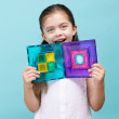 Set de construcție magnetică CONNETIX® Bright Portal Pack 48 piese Set de construcție magnetică CONNETIX® Bright Portal Pack 48 piese