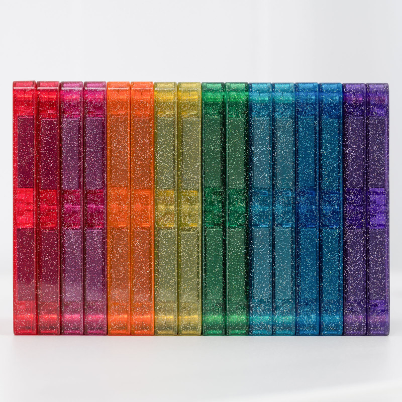 Set de construcție magnetică CONNETIX® Glitter Castle Pack 48 piese Set de construcție magnetică CONNETIX® Glitter Castle Pack 48 piese