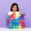 Set de construcție magnetică CONNETIX® Glitter Castle Pack 48 piese Set de construcție magnetică CONNETIX® Glitter Castle Pack 48 piese