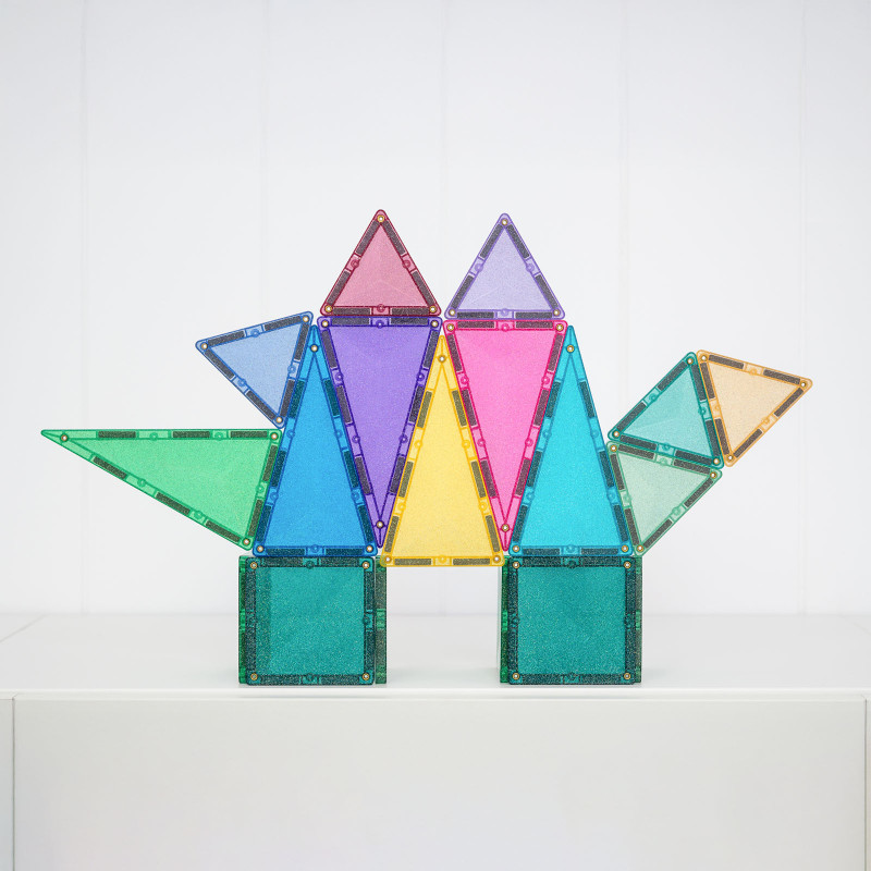 Set de construcție magnetică CONNETIX® Glitter Castle Pack 48 piese Set de construcție magnetică CONNETIX® Glitter Castle Pack 48 piese