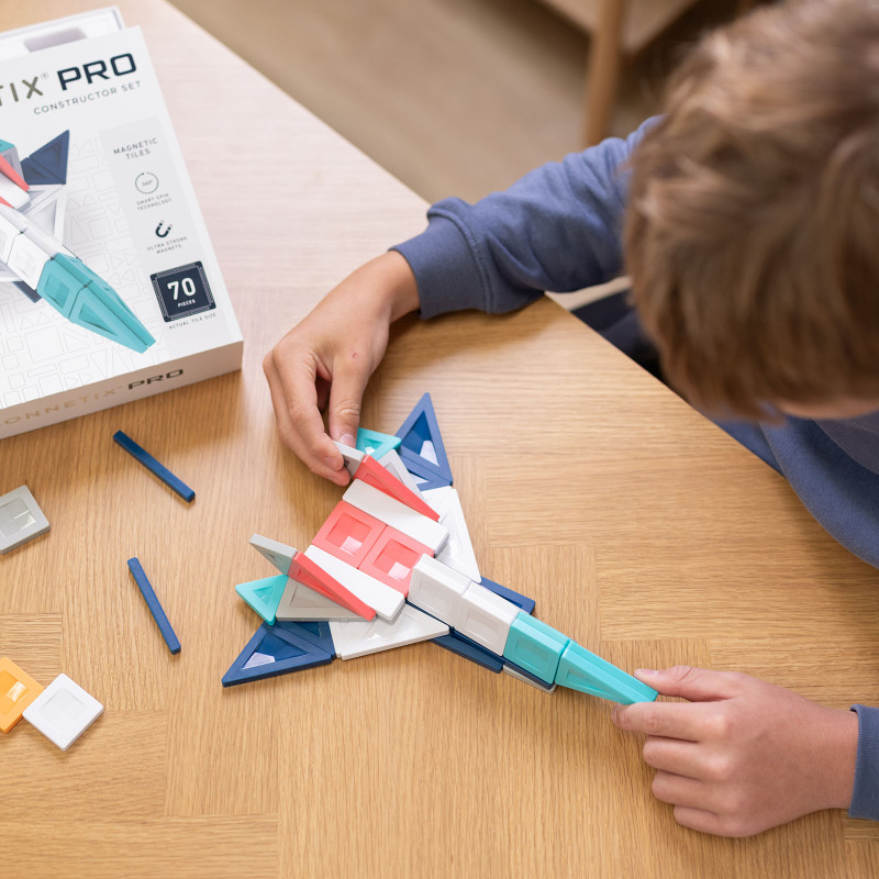 Set de construcție magnetică CONNETIX® PRO Constructor Set 70 piese Set de construcție magnetică CONNETIX® PRO Constructor Set 70 piese