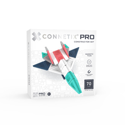 Set de construcție magnetică CONNETIX® PRO Constructor Set 70 piese Set de construcție magnetică CONNETIX® PRO Constructor Set 70 piese
