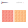 CONNETIX® Plăci de bază Pastel Lemon & Peach – 2 bucăți CONNETIX® Plăci de bază Pastel Lemon & Peach – 2 bucăți