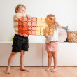CONNETIX® Plăci de bază Pastel Lemon & Peach – 2 bucăți CONNETIX® Plăci de bază Pastel Lemon & Peach – 2 bucăți