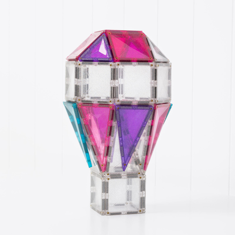 Set de construcție magnetică CONNETIX® Glitter Unicorn Pack 56 piese