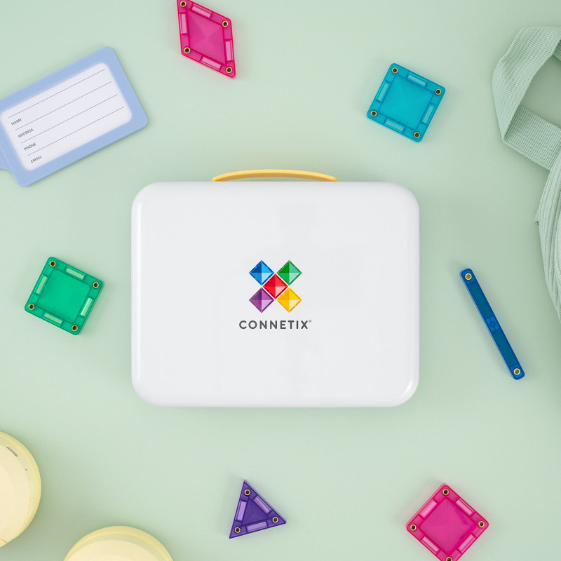 Set de construcție magnetică CONNETIX® Travel Mini Pack 32 piese