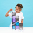 Set de construcție magnetică CONNETIX® Ball Run Galaxy Pack 61 piese