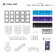 Set de construcție magnetică CONNETIX® Ball Run Galaxy Pack 61 piese