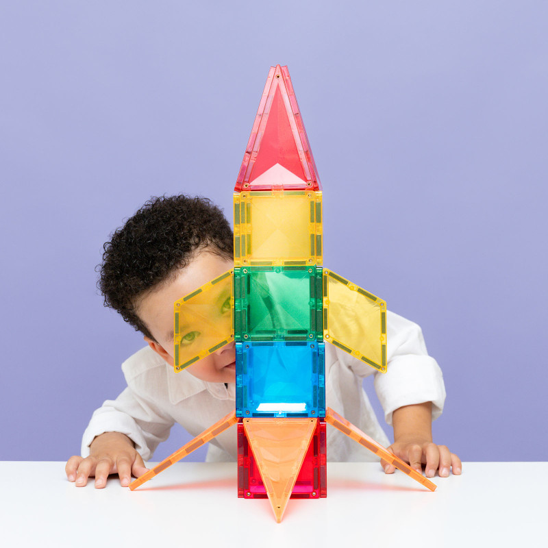 Set de construcție magnetică CONNETIX® Light Rocket Pack 30 piese