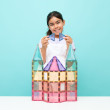 Set de construcție magnetică CONNETIX® Pastel Creative Pack 104 piese