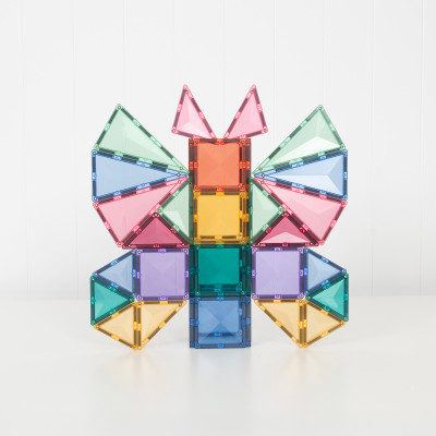 Set de construcție magnetică CONNETIX® Pastel Creative Pack 104 piese
