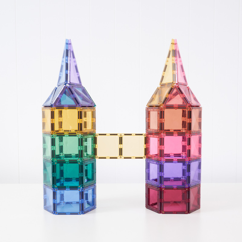 Set de construcție magnetică CONNETIX® Pastel Creative Pack 104 piese