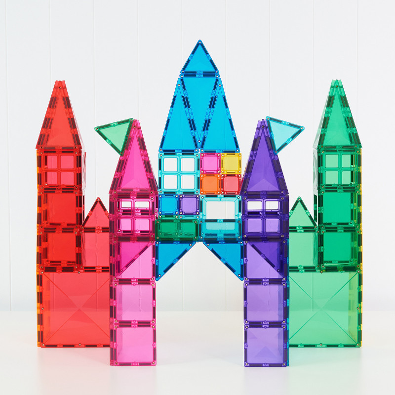 Set de construcție magnetică CONNETIX® Bright Mega Pack 202 piese