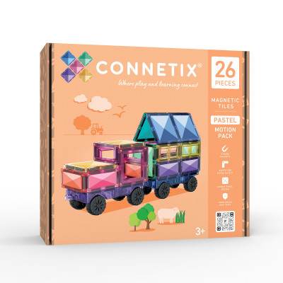 Set de construcție magnetică CONNETIX® Pastel Motion Pack 26 piese