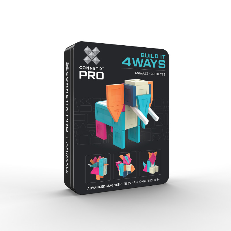 Set de construcție magnetică CONNETIX® PRO Animals Pack 30 piese