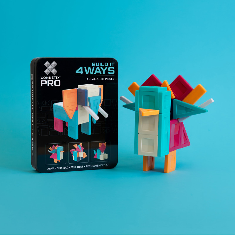 Set de construcție magnetică CONNETIX® PRO Animals Pack 30 piese