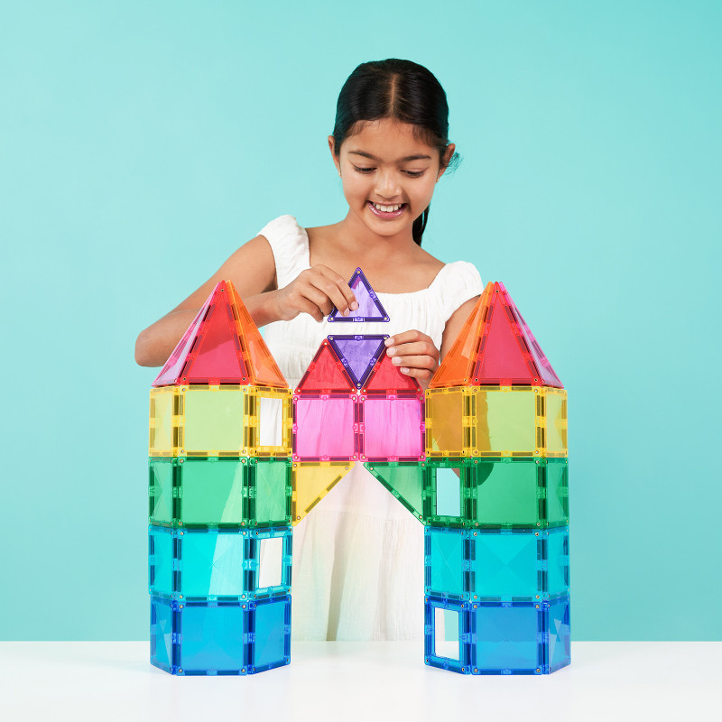 Set de construcție magnetică CONNETIX® Bright Creative Pack 104 piese