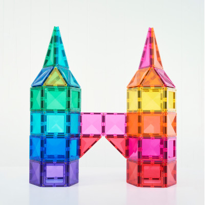 Set de construcție magnetică CONNETIX® Bright Creative Pack 104 piese