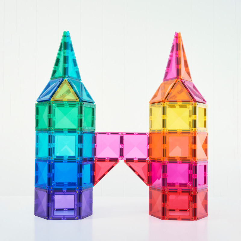 Set de construcție magnetică CONNETIX® Bright Creative Pack 104 piese