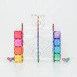 Set de construcție magnetică CONNETIX® Ball Run Bright Pack 114 piese