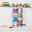 Set de construcție magnetică CONNETIX® Super Ball Run Pack 134 piese