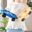 Set de construcție magnetică CONNETIX® Bright Car Pack 2 piese