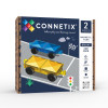 Set de construcție magnetică CONNETIX® Bright Car Pack 2 piese