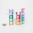 Set de construcție magnetică CONNETIX® Ball Run Pastel Pack 114 piese
