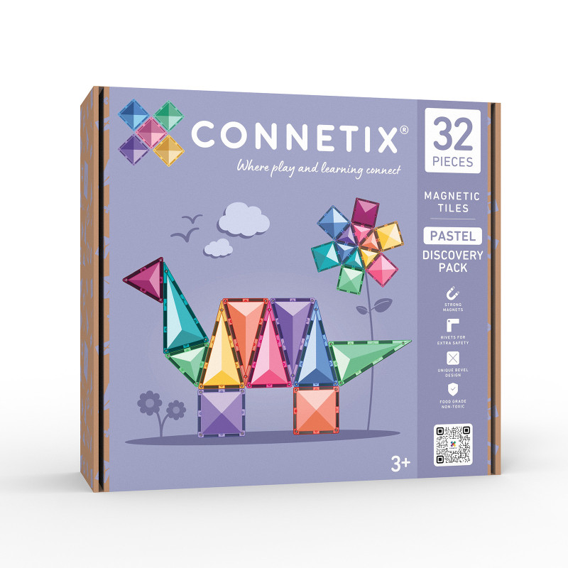 Set de construcție magnetică CONNETIX® Bright Discovery Pack 32 piese