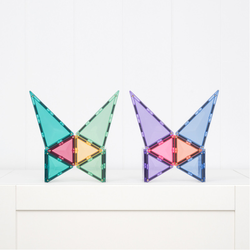 Set de construcție magnetică CONNETIX® Bright Discovery Pack 32 piese