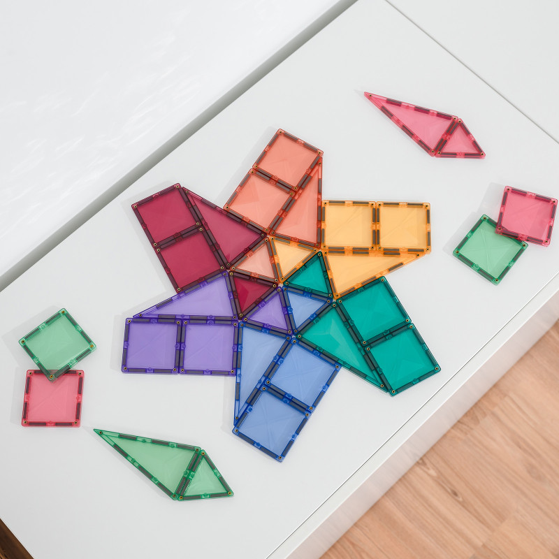 Set de construcție magnetică CONNETIX® Bright Discovery Pack 32 piese