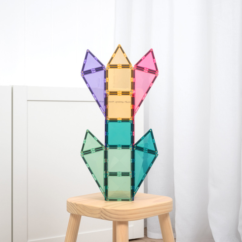 Set de construcție magnetică CONNETIX® Bright Discovery Pack 32 piese