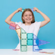 Set de construcție magnetică CONNETIX® Pastel Starter Pack 56 piese