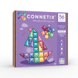 Set de construcție magnetică CONNETIX® Pastel Starter Pack 56 piese