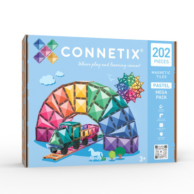 Set de construcție magnetică CONNETIX® Pastel Mega Pack 202 piese NEW