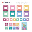 Set de construcție magnetică CONNETIX® Pastel Portal Pack 48 piese