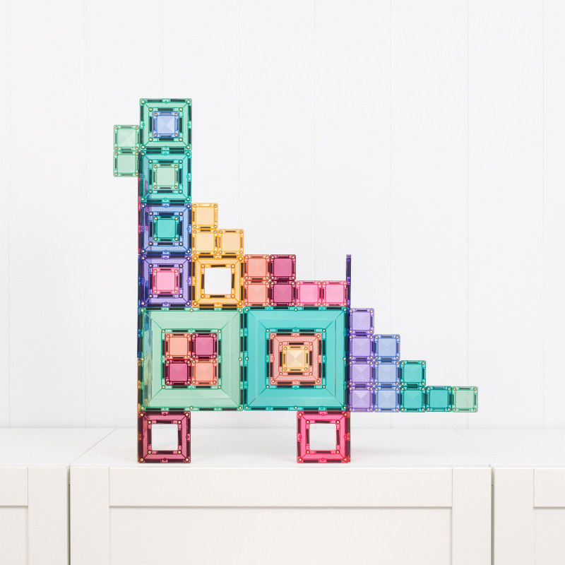 Set de construcție magnetică CONNETIX® Pastel Portal Pack 48 piese