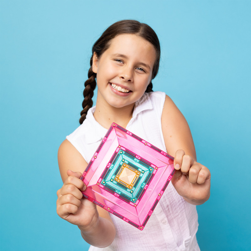 Set de construcție magnetică CONNETIX® Pastel Portal Pack 48 piese