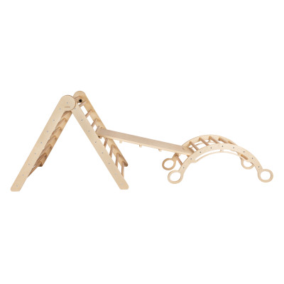 Set de cățărat Pikler "M" cu arcadă de cățărat Set de cățărat Pikler "M" cu arcadă de cățărat