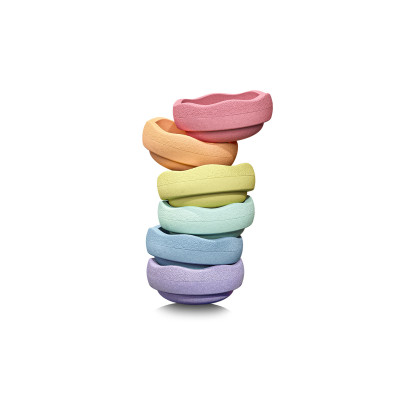 Stapelstein Original Set Rainbow Pastel Mini Stapelstein Original Set Rainbow Pastel Mini