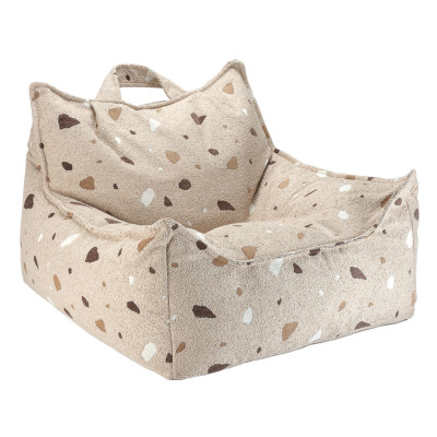 Fotoliu pentru copii sac de șezut Wigiwama® - Terrazzo Marble Beanbag Chair Fotoliu pentru copii sac de șezut Wigiwama® - Terrazzo Marble Beanbag Chair