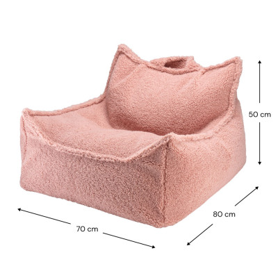 Fotoliu pentru copii sac de șezut Wigiwama® - Guava Pink Beanbag Chair Fotoliu pentru copii sac de șezut Wigiwama® - Guava Pink Beanbag Chair